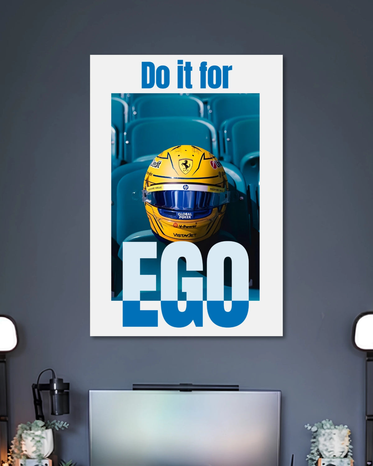 Alternative artwork featuring Charles Leclerc Do It for Ego Poster