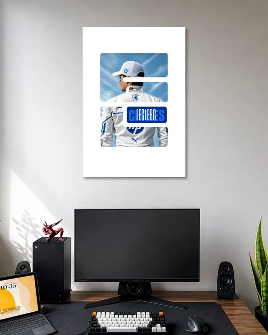 Charles Leclerc Ferrari Formula 1 Poster poster artwork