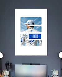 Alternative artwork featuring Charles Leclerc Ferrari Formula 1 Poster