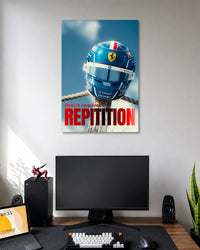 Charles Leclerc Ferrari Helmet Motivation Poster poster artwork