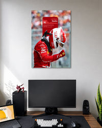Charles Leclerc Ferrari Radio 16 Poster poster artwork