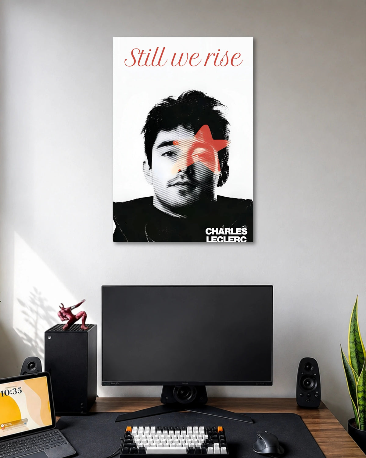 Charles Leclerc Still We Rise Poster poster artwork