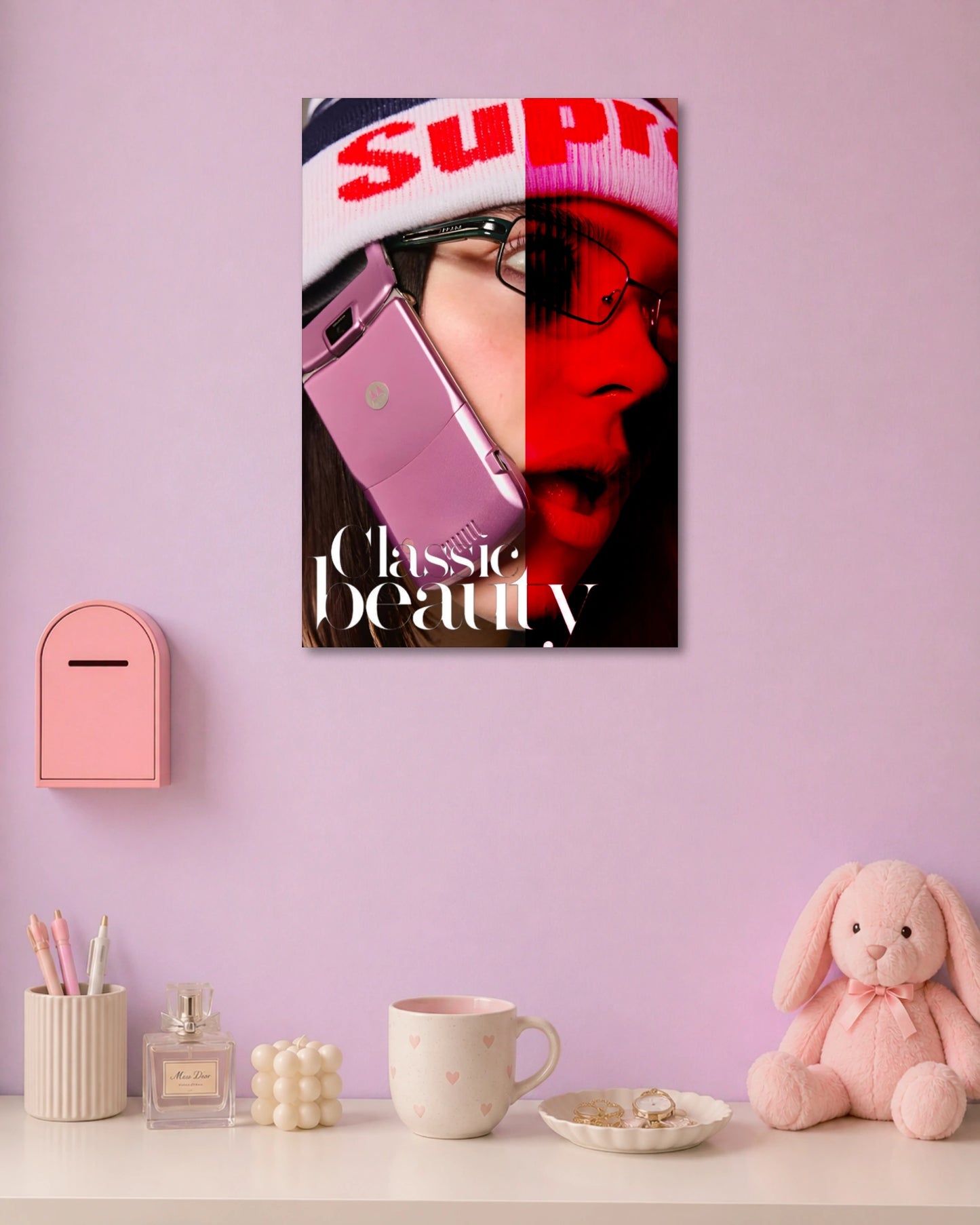 Classic Beauty Editorial Poster artwork with detailed composition 1