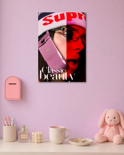 Classic Beauty Editorial Poster artwork with detailed composition 1