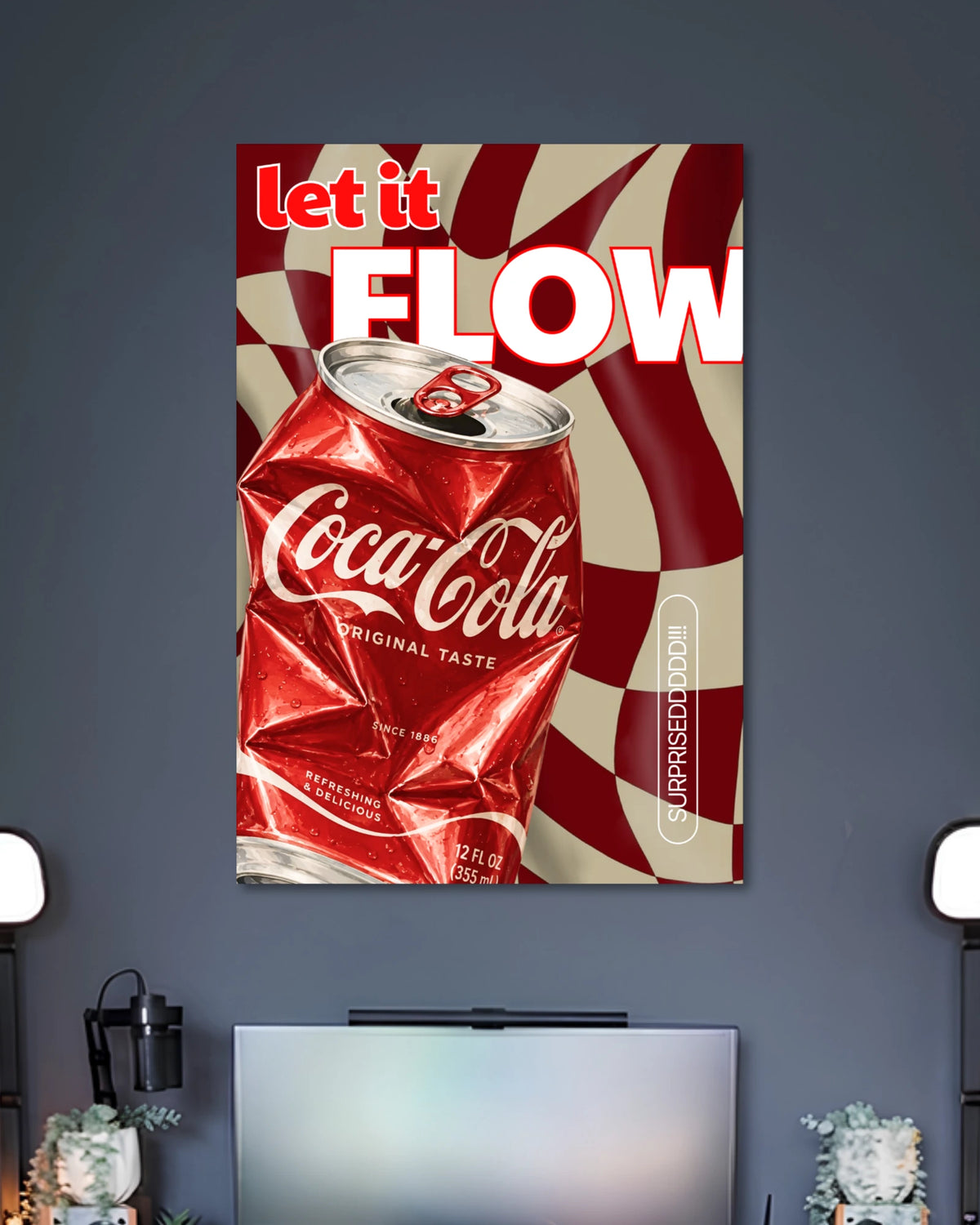 Alternative artwork view of Coca-Cola Pop Art Aesthetic Poster