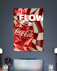 Alternative artwork view of Coca-Cola Pop Art Aesthetic Poster