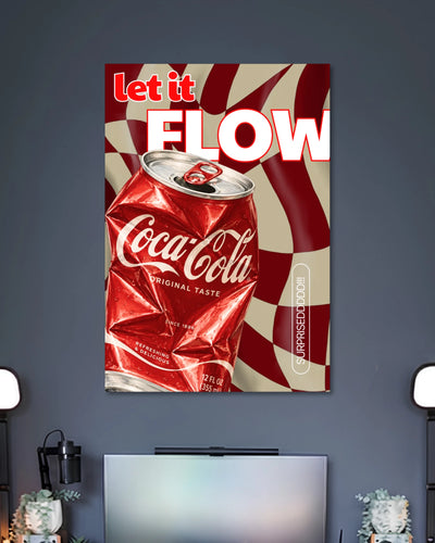 Alternative artwork view of Coca-Cola Pop Art Aesthetic Poster