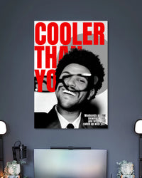 Abel Tesfaye Cooler Than You Retro Magazine Poster