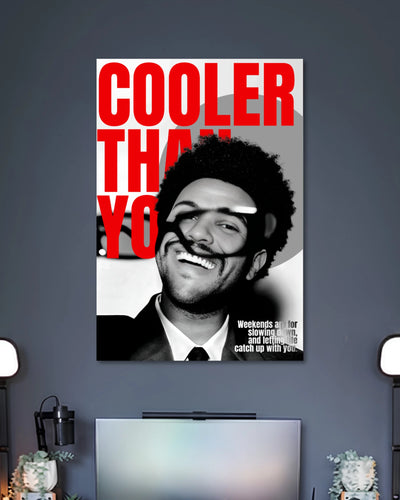 Abel Tesfaye Cooler Than You Retro Magazine Poster