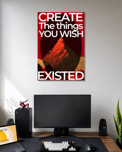 Create The Things You Wish Existed Poster poster artwork