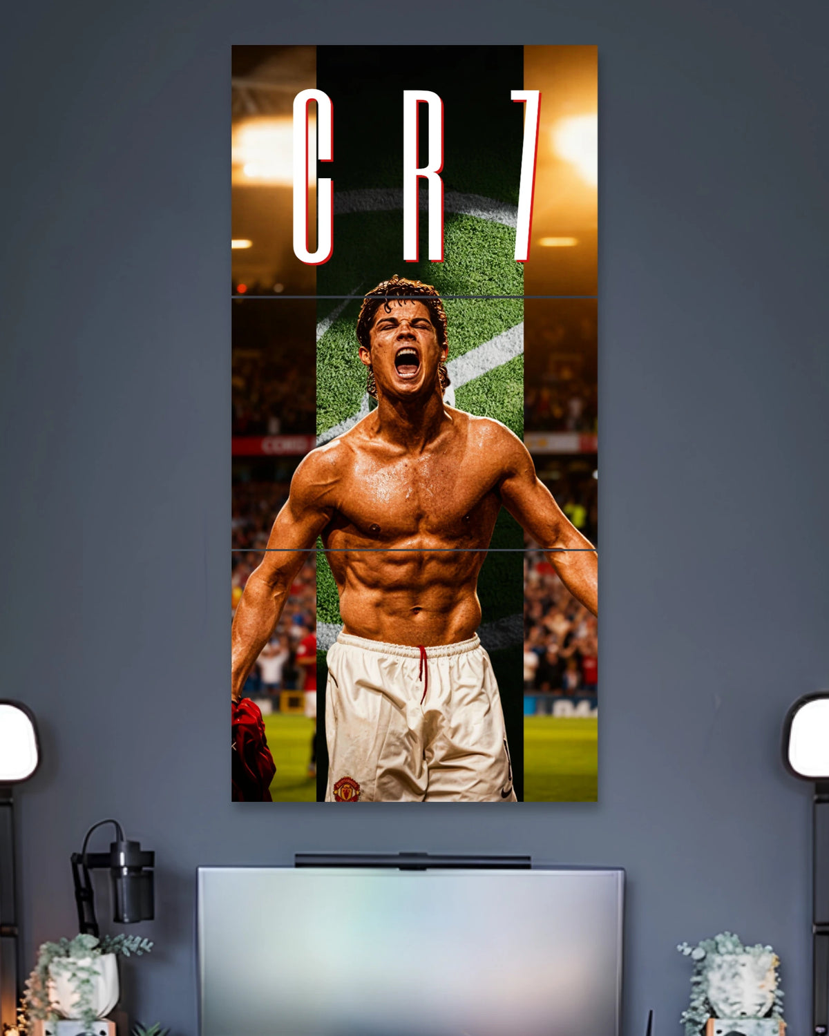 Alternative artwork featuring Cristiano Ronaldo CR7 Celebration 3 Split Poster