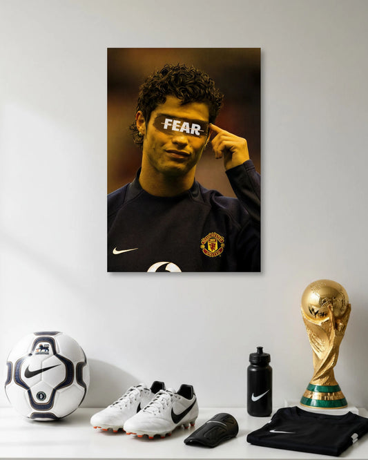 Cristiano Ronaldo Fear Manchester United Poster poster artwork