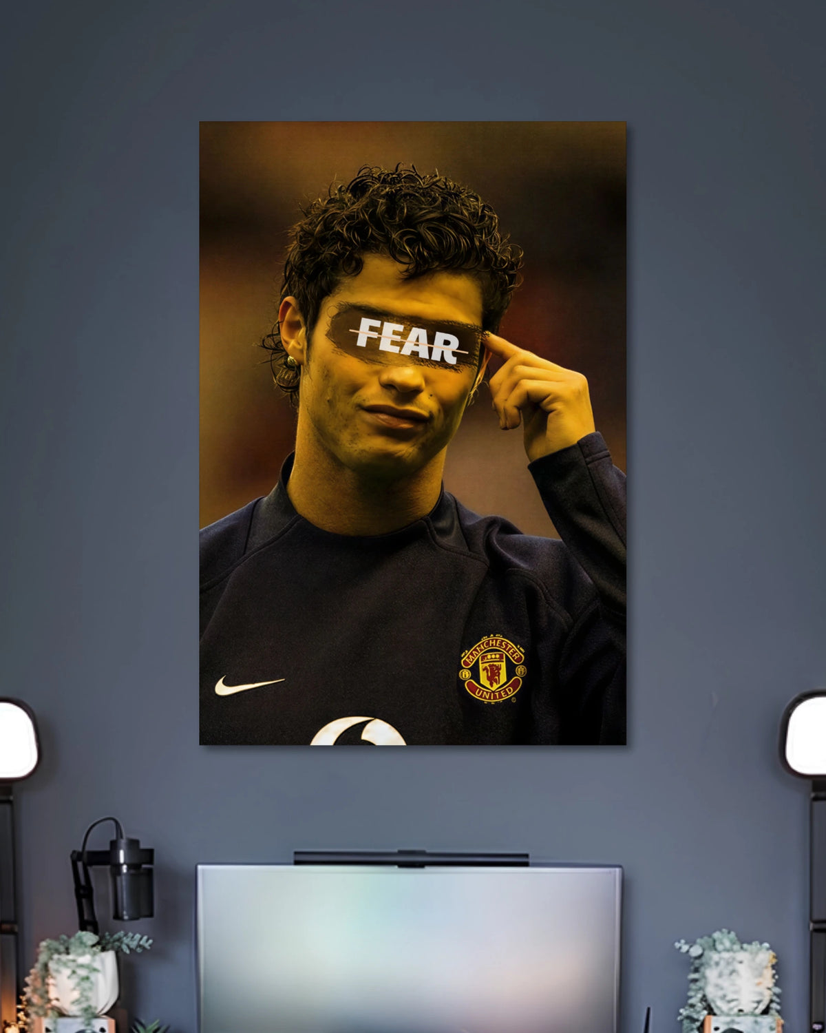 Alternative artwork featuring Cristiano Ronaldo Fear Manchester United Poster