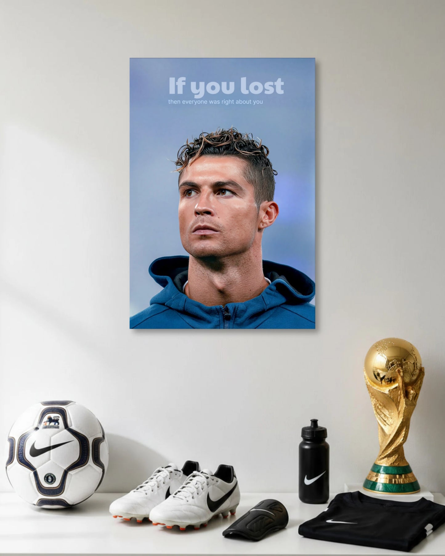 Cristiano Ronaldo If You Lost Poster poster artwork