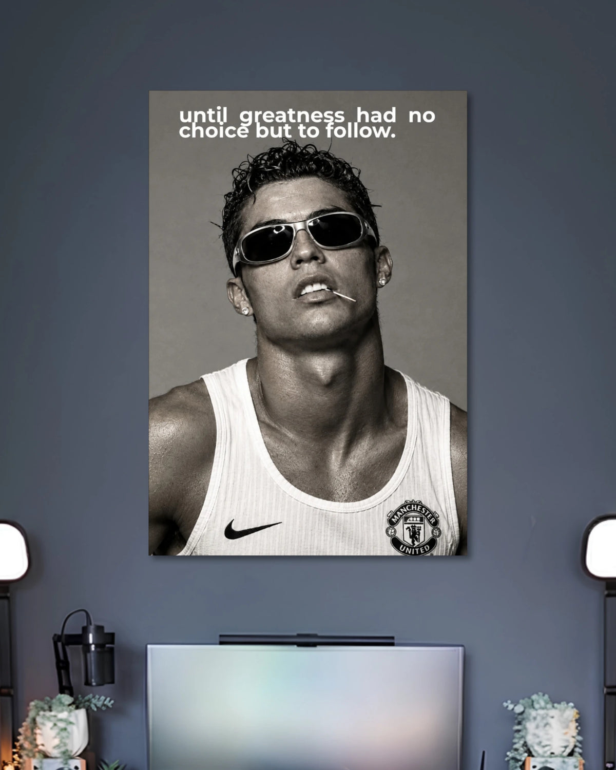 Alternative artwork featuring Cristiano Ronaldo Manchester United Football Poster