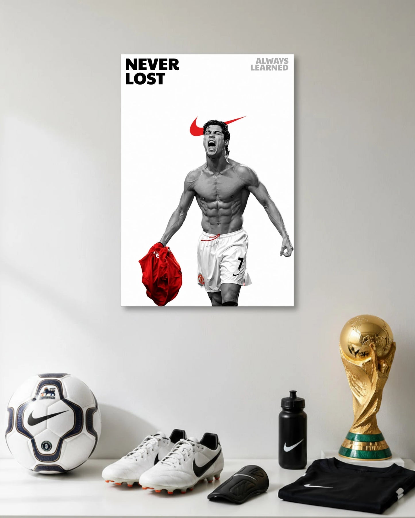 Cristiano Ronaldo Never Lost Poster poster artwork
