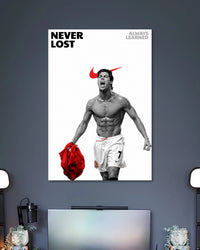 Alternative artwork featuring Cristiano Ronaldo Never Lost Poster