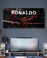 Three-panel Ronaldo Portugal 3 Piece Split Poster Set artwork featuring premium detailed design 2