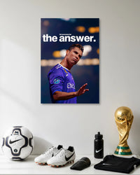 Cristiano Ronaldo The Answer Motivation Poster poster artwork