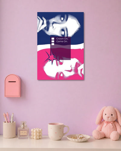 Crown On Game On Poster artwork with detailed composition 1