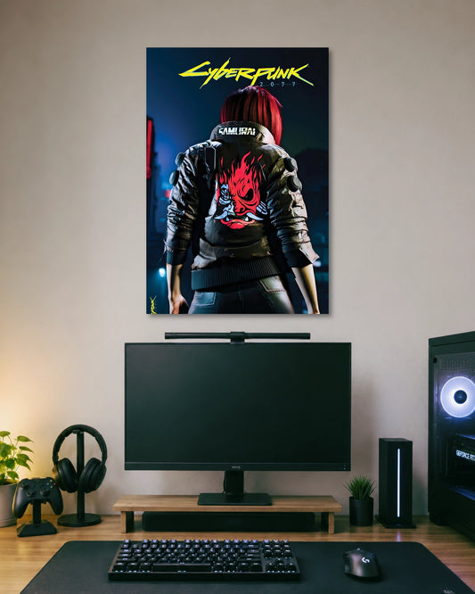 Cyberpunk 2077 Samurai Jacket Character Gaming Poster poster artwork