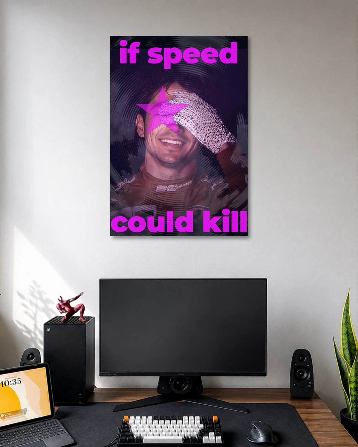Daniel Ricciardo If Speed Could Kill Racing Poster poster artwork