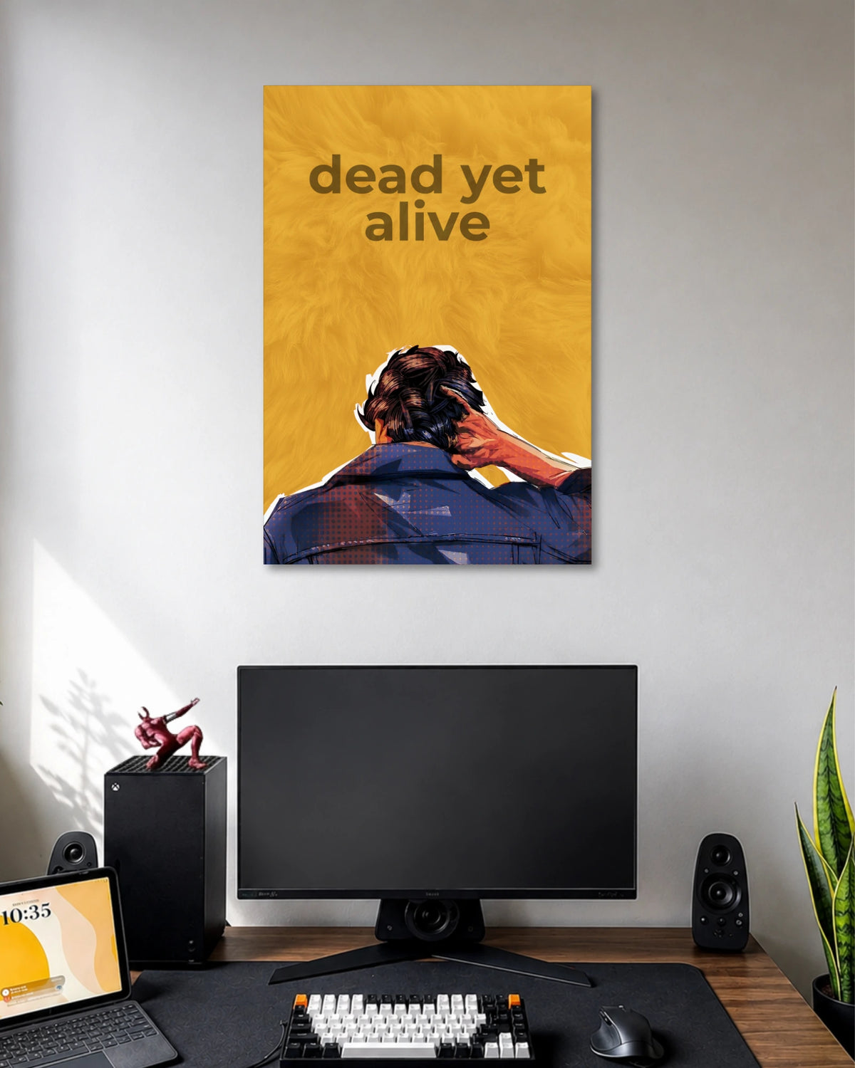 Dead Yet Alive Aesthetic Poster poster artwork