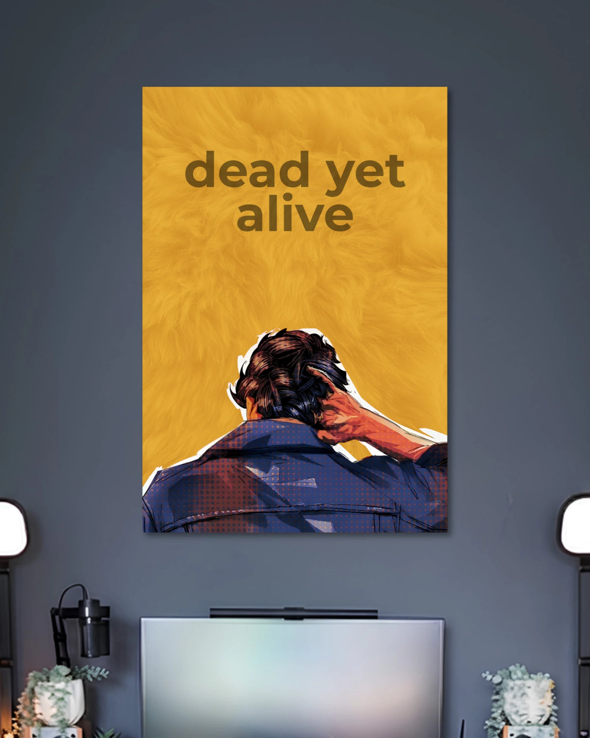 Alternative artwork featuring Dead Yet Alive Aesthetic Poster