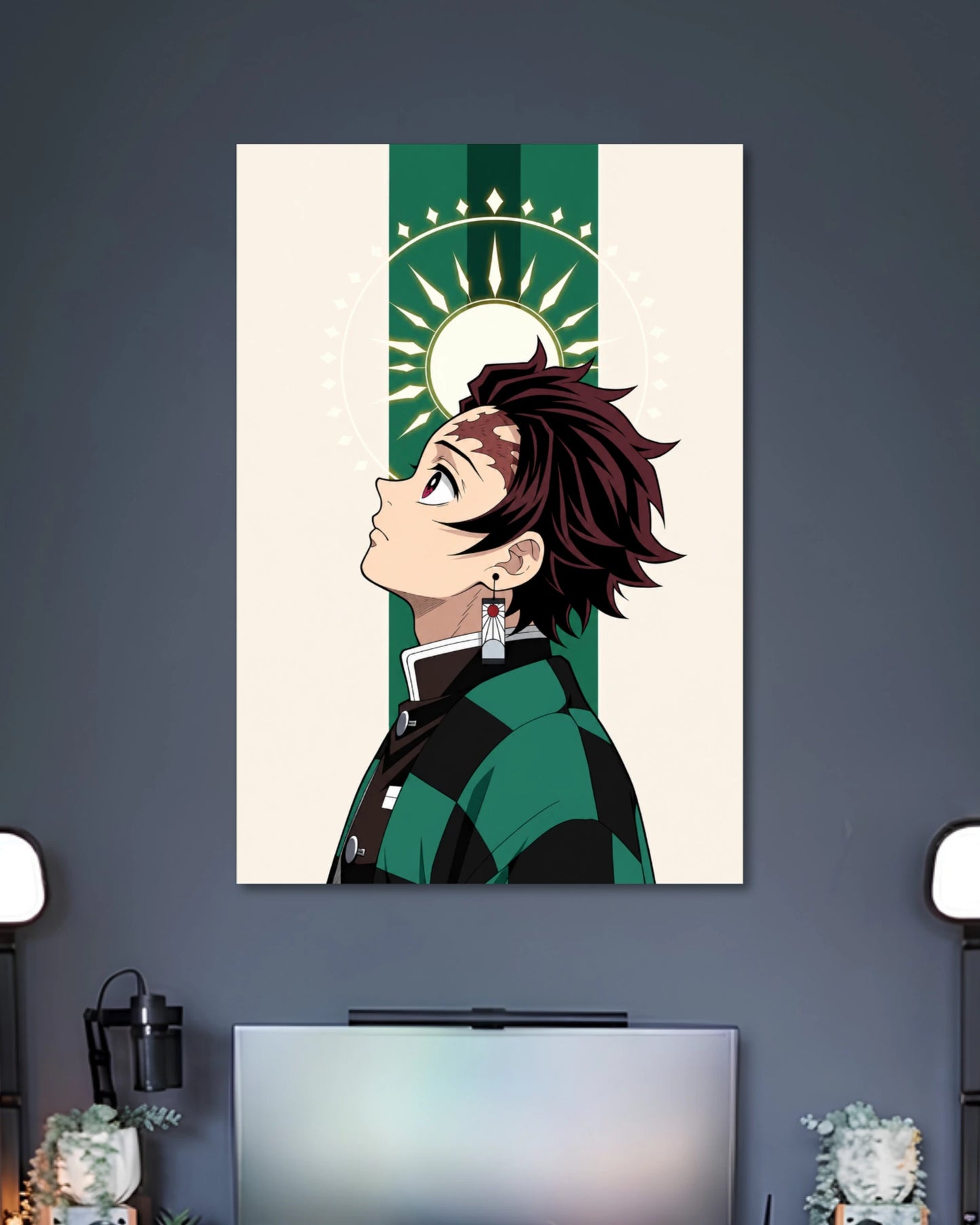 Demon Slayer Tanjiro Sun Breathing Poster alternative artwork