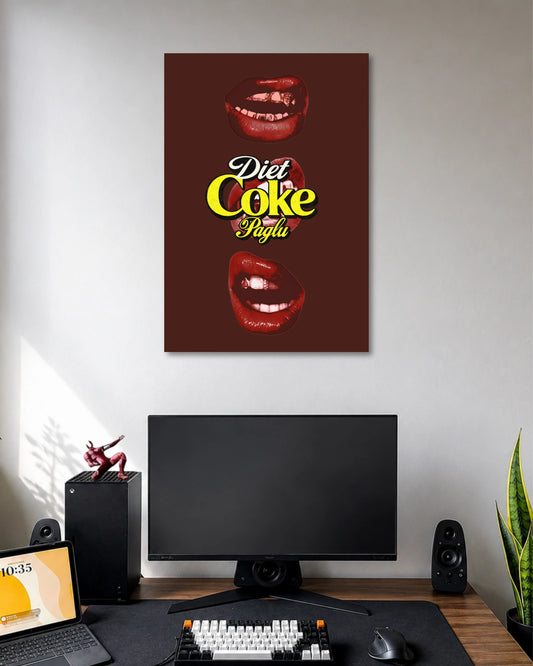 Diet Coke Paglu Pop Poster poster artwork