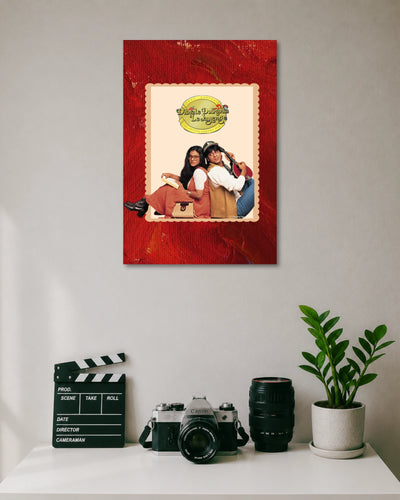 Dilwale Dulhania Le Jayenge Poster artwork with bold detailed composition 1