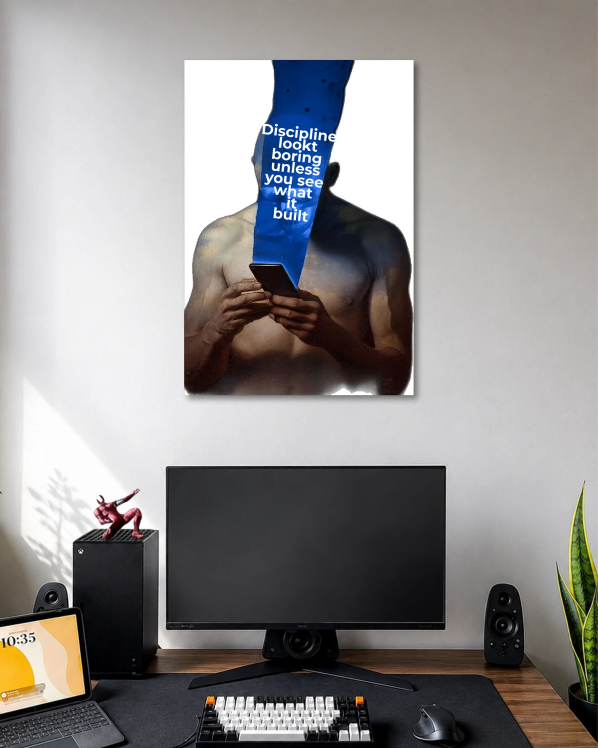 Discipline Doesnt Look Boring Poster poster artwork