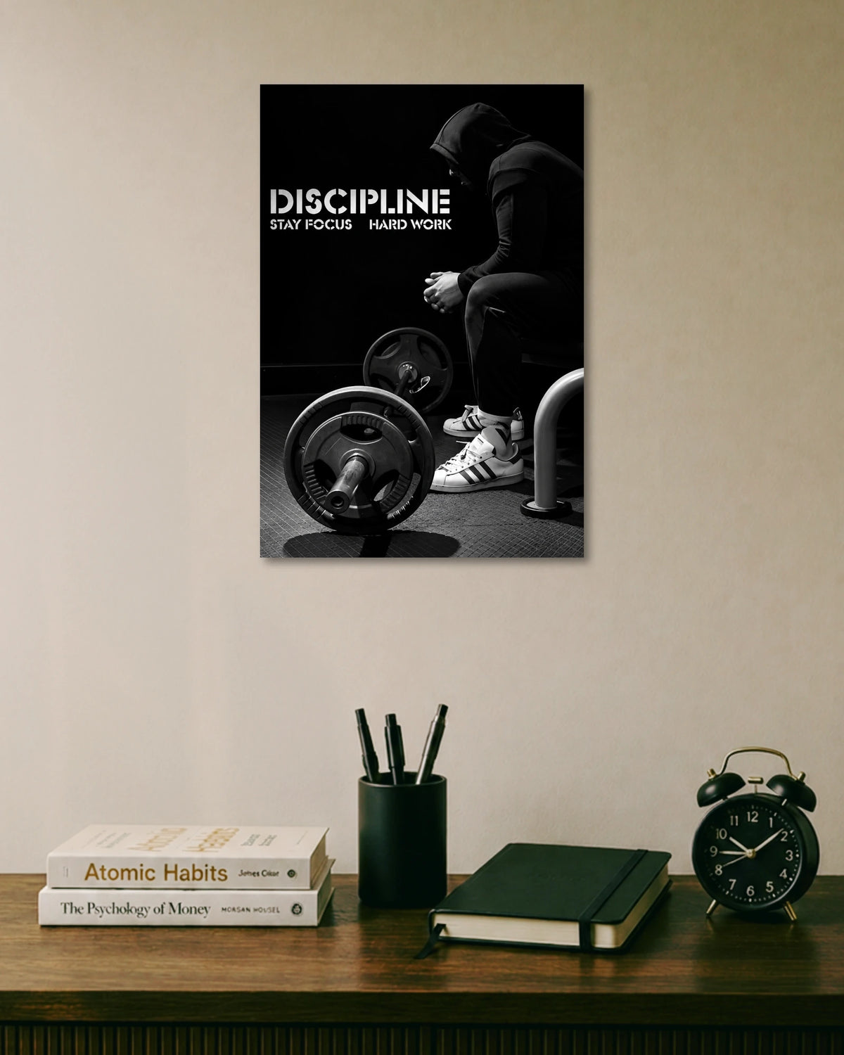 Discipline Stay Focused Poster poster artwork