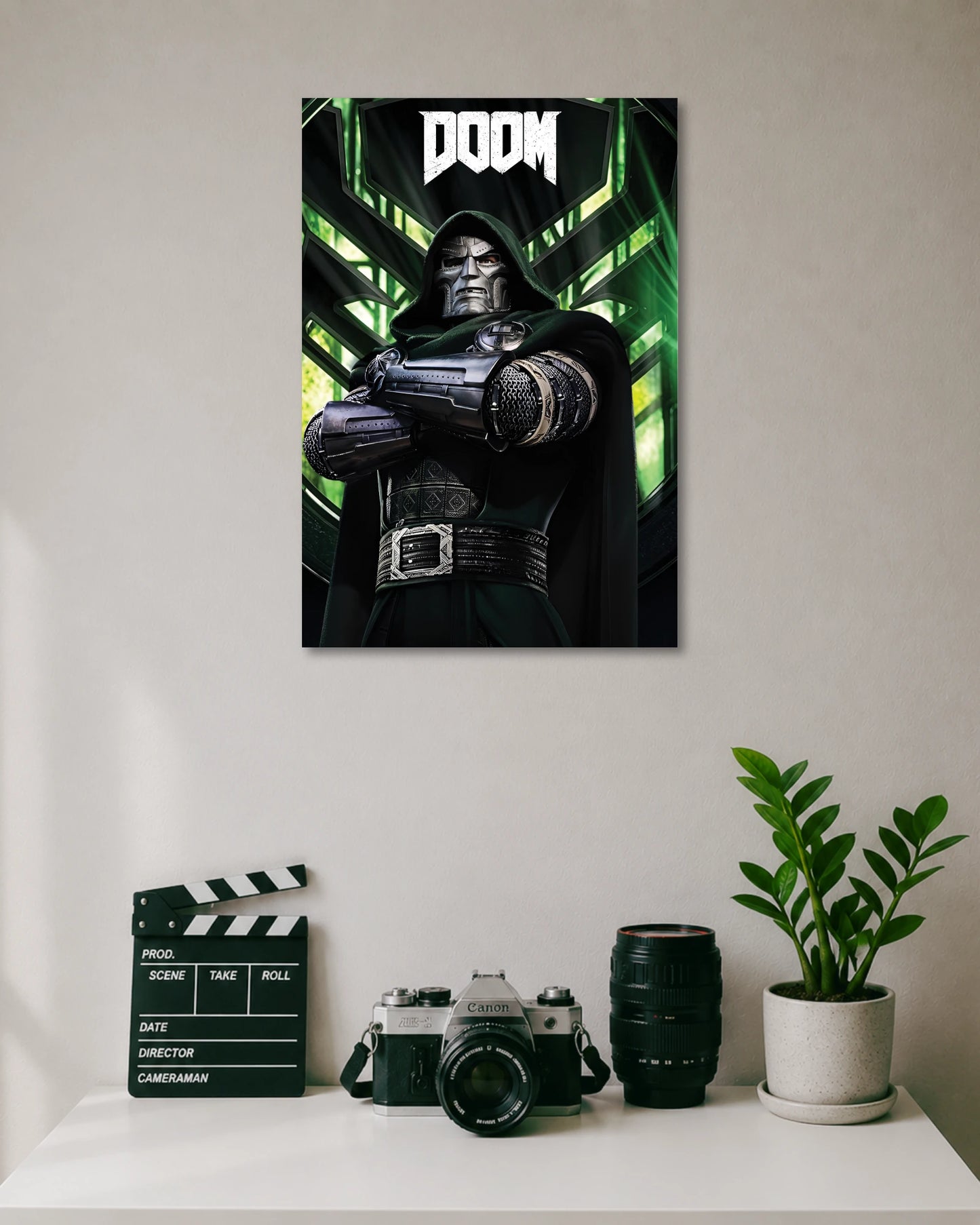 Doctor Doom Armored Villain Poster poster artwork