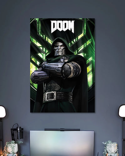 Alternative artwork featuring Doctor Doom Armored Villain Poster