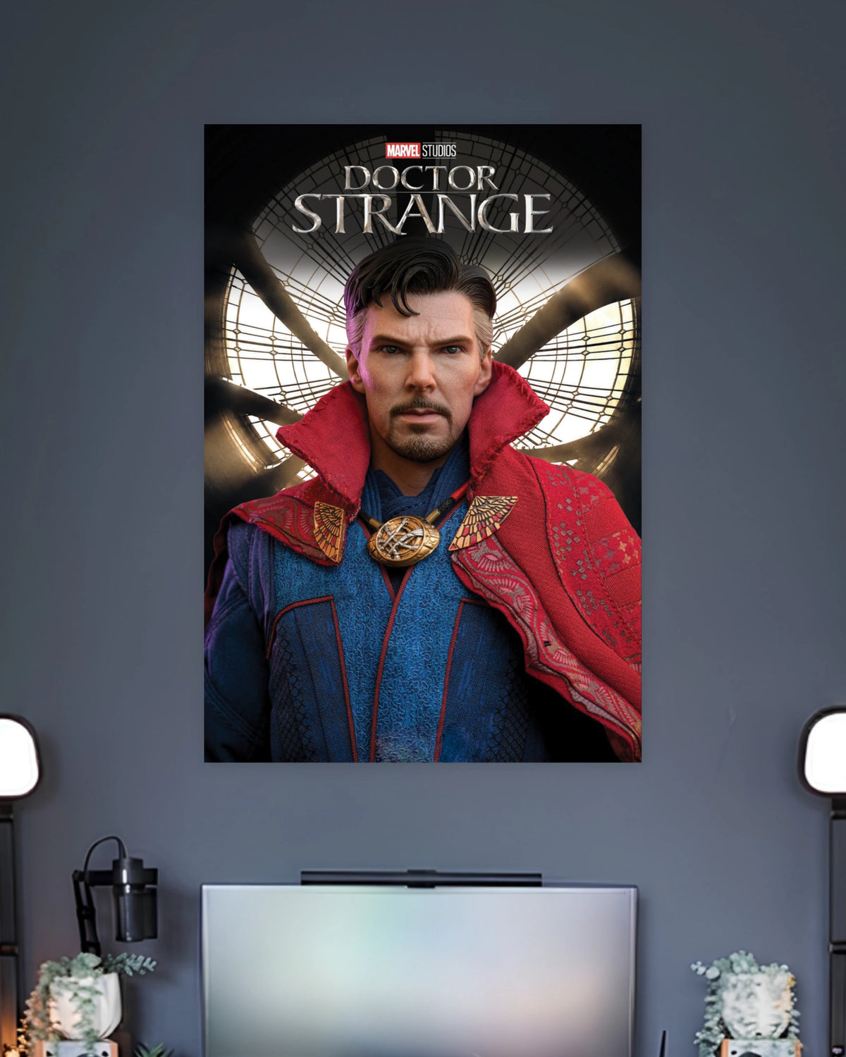 Doctor Strange Sanctum Window Poster wall poster displayed in a contemporary interior setting 2