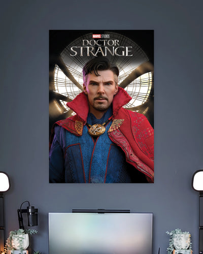 Doctor Strange Sanctum Window Poster wall poster displayed in a contemporary interior setting 2
