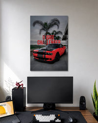 Dodge Challenger SRT Wall Art artwork with detailed composition 1