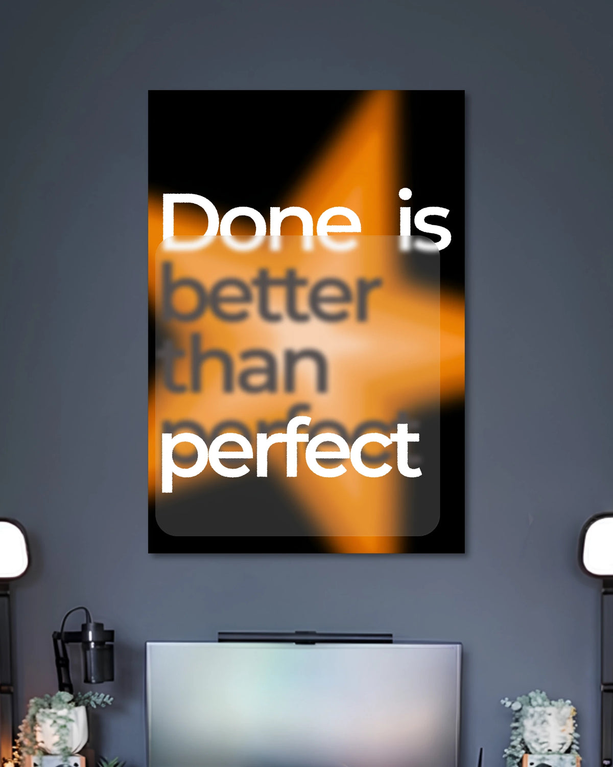 Alternative artwork featuring Done Is Better Than Perfect Poster