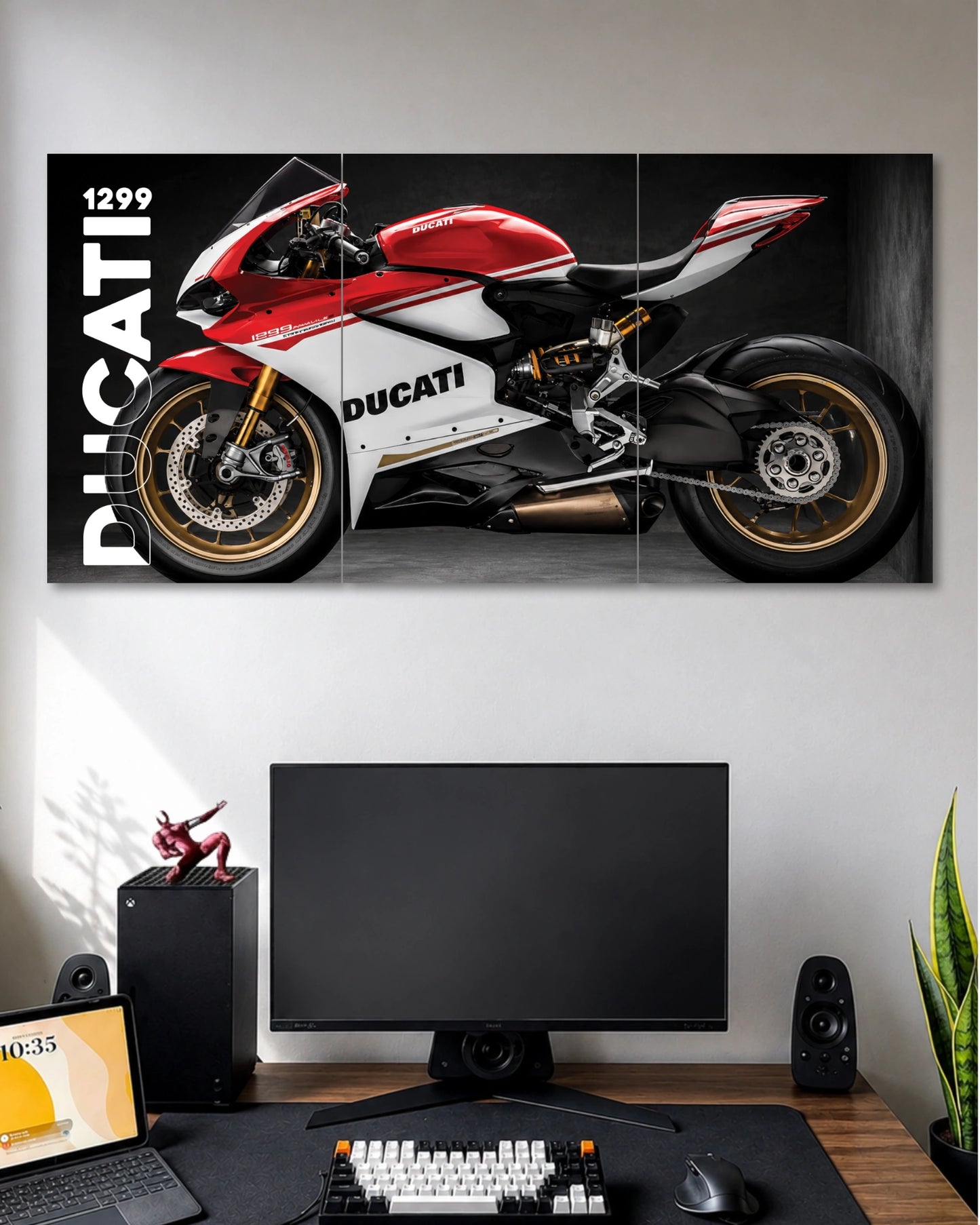 Ducati 1299 Panigale 3 Piece Split Poster three-panel artwork 1