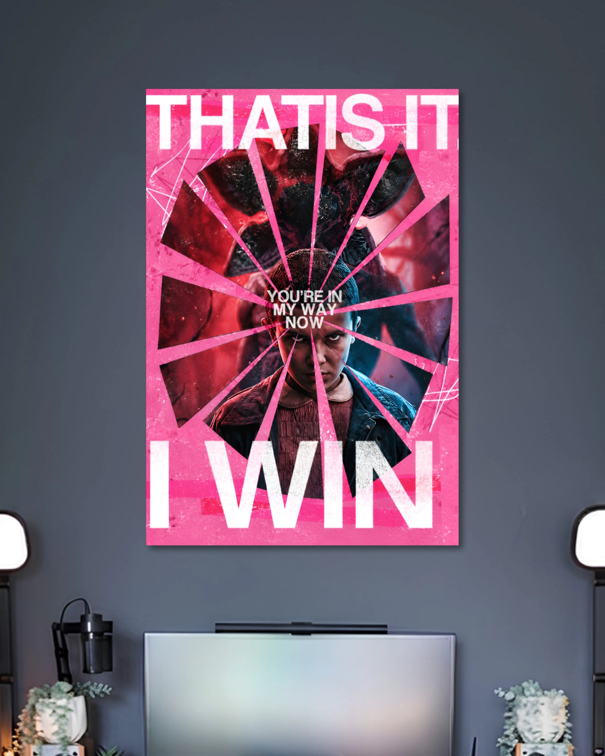 Eleven vs Vecna Poster artwork 2
