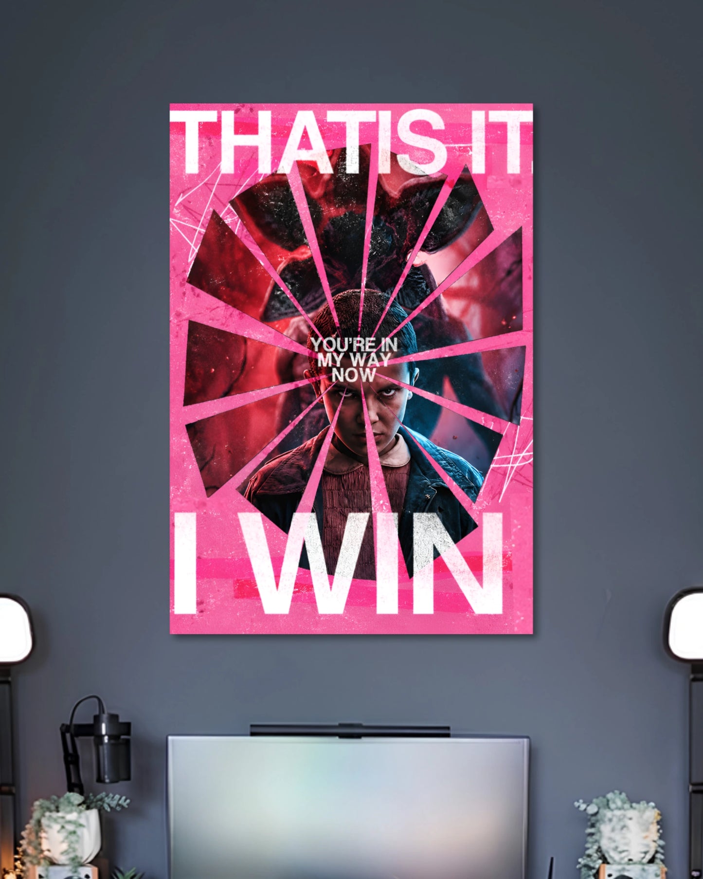 Eleven vs Vecna Poster artwork 2