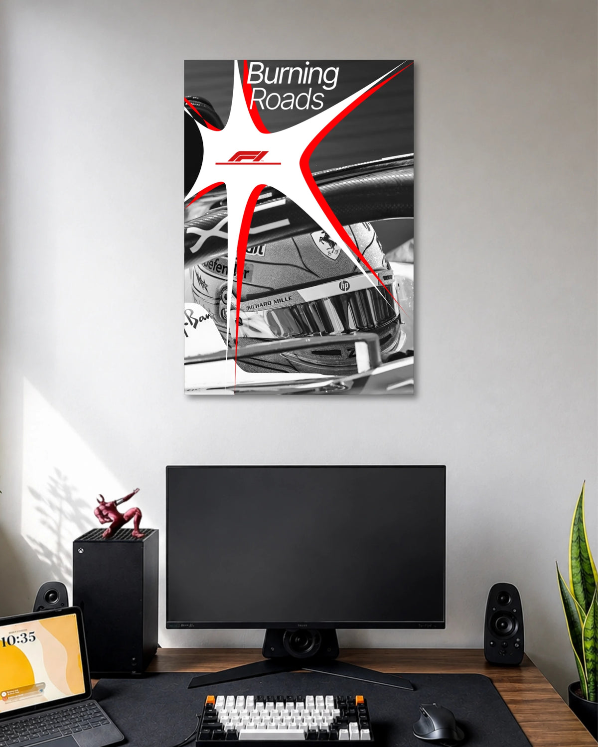 F1 Burning Roads Poster poster artwork
