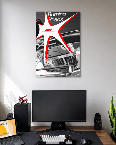 F1 Burning Roads Poster poster artwork