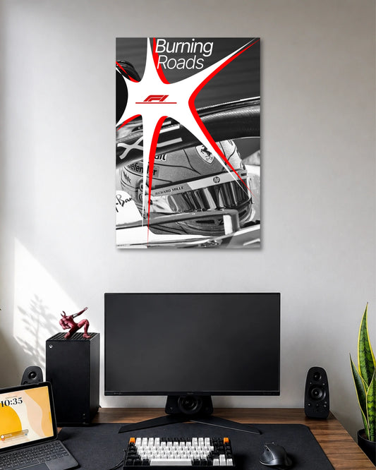 F1 Burning Roads Poster poster artwork