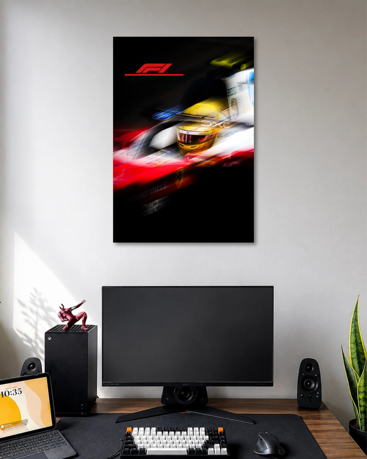F1 Speed Motion Racing Poster poster artwork