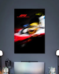 Alternative artwork featuring F1 Speed Motion Racing Poster