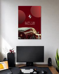 Ferrari Keep Going Poster poster artwork