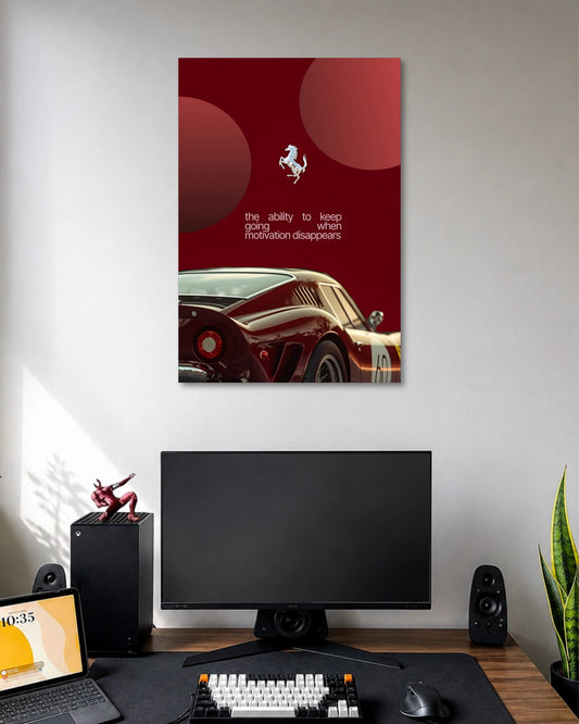 Ferrari Keep Going Poster poster artwork