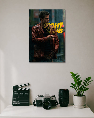 Fight Club Tyler Durden Poster artwork with bold detailed composition 1